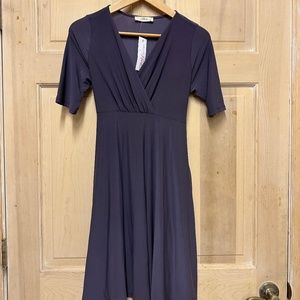 Hello Mia purple maternity dress